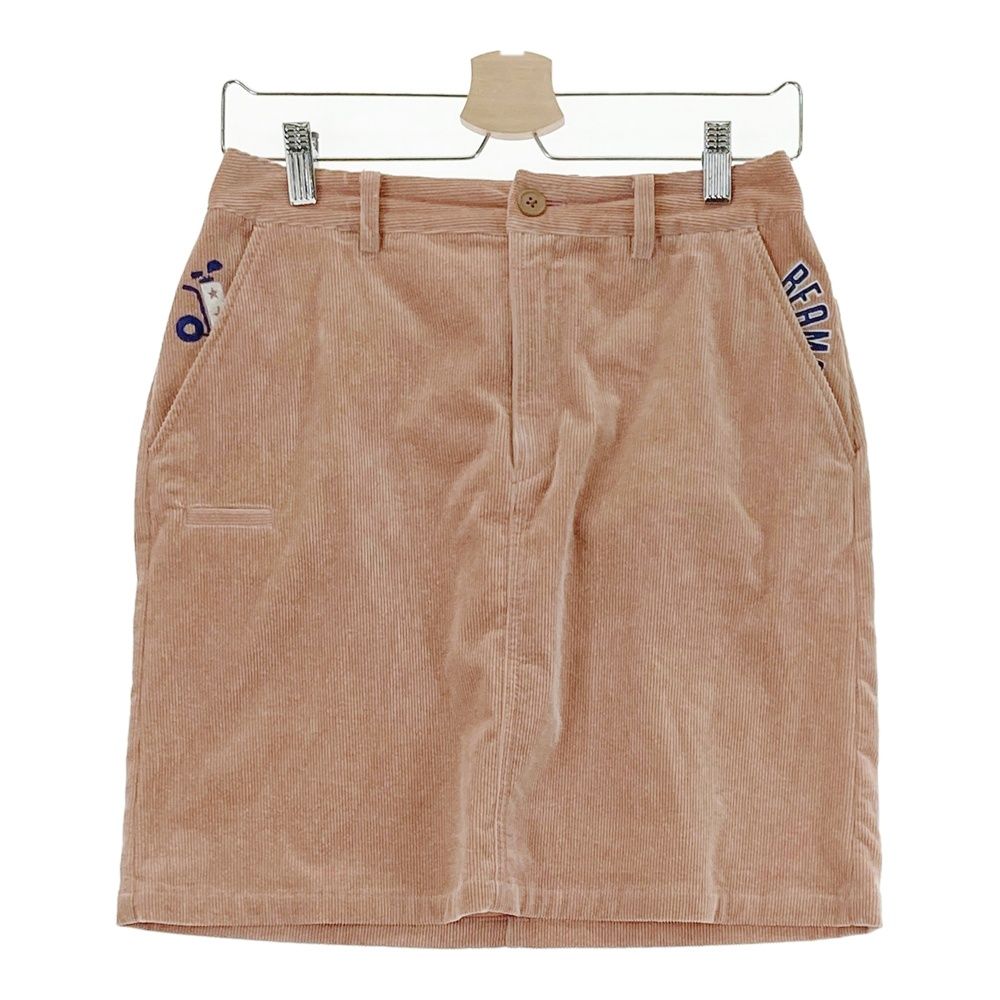 サイズ：L BEAMS GOLF ビームスゴルフ コーデュロイスカート オレンジ