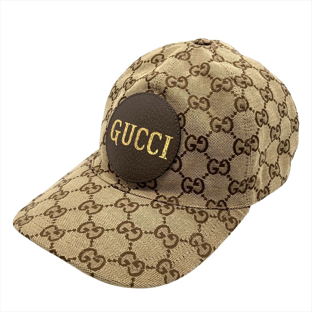 GUCCI GGキャンバス ベースボールキャップ GUCCIグッチオリジナルGGキャンバス ベースボール キャップМ