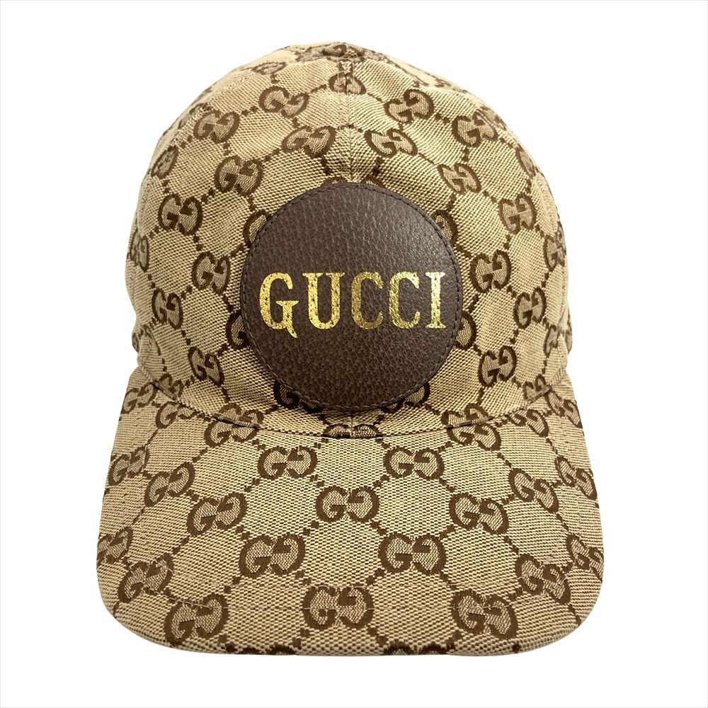 グッチ GUCCI GGキャンバスベースボールキャップ S キャップ GG