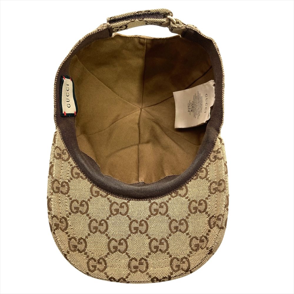 グッチ GUCCI GGキャンバスベースボールキャップ S キャップ GG