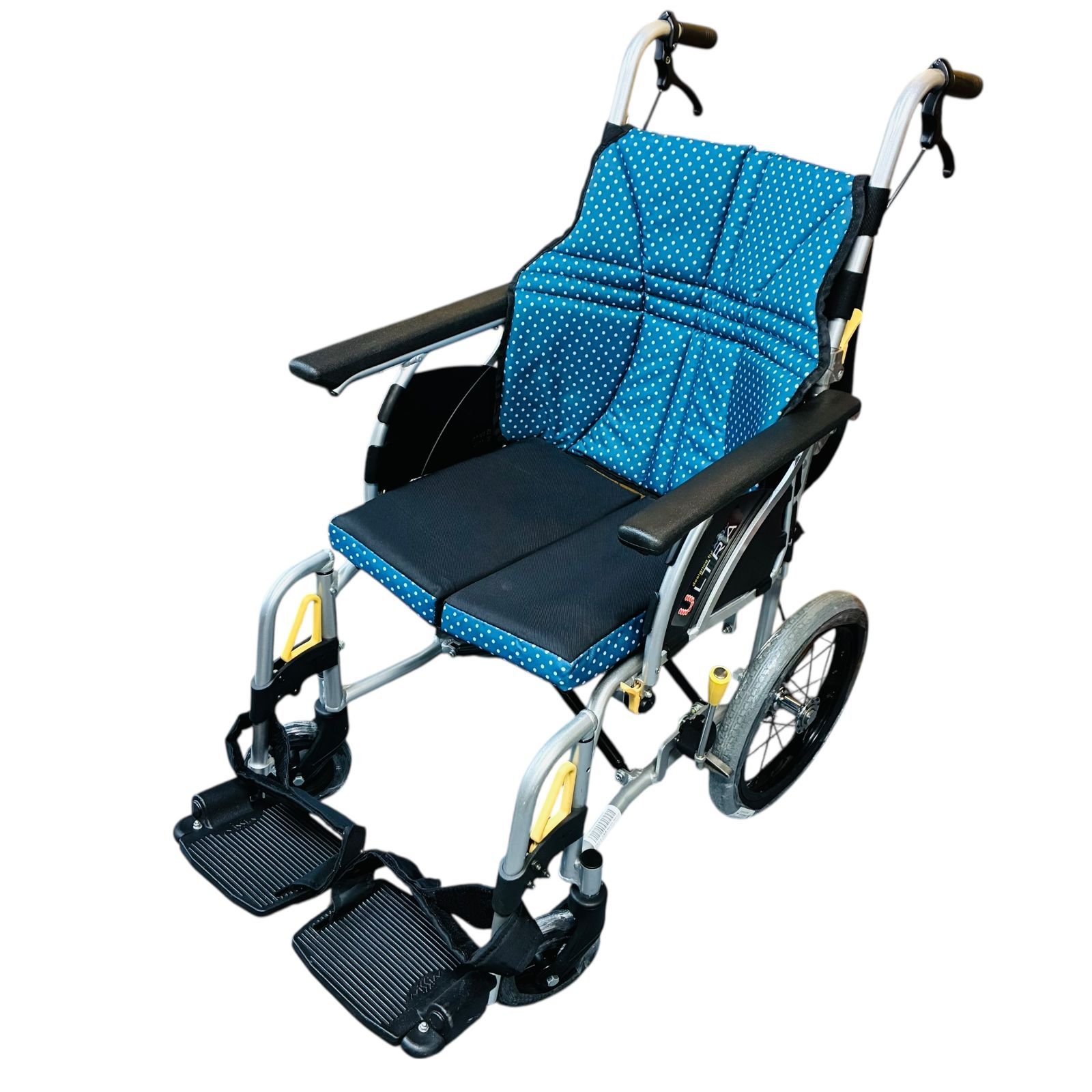 未使用保管品 車いす ULTRA NAH-U2W アルミ製 軽量 自走式 介助兼用 