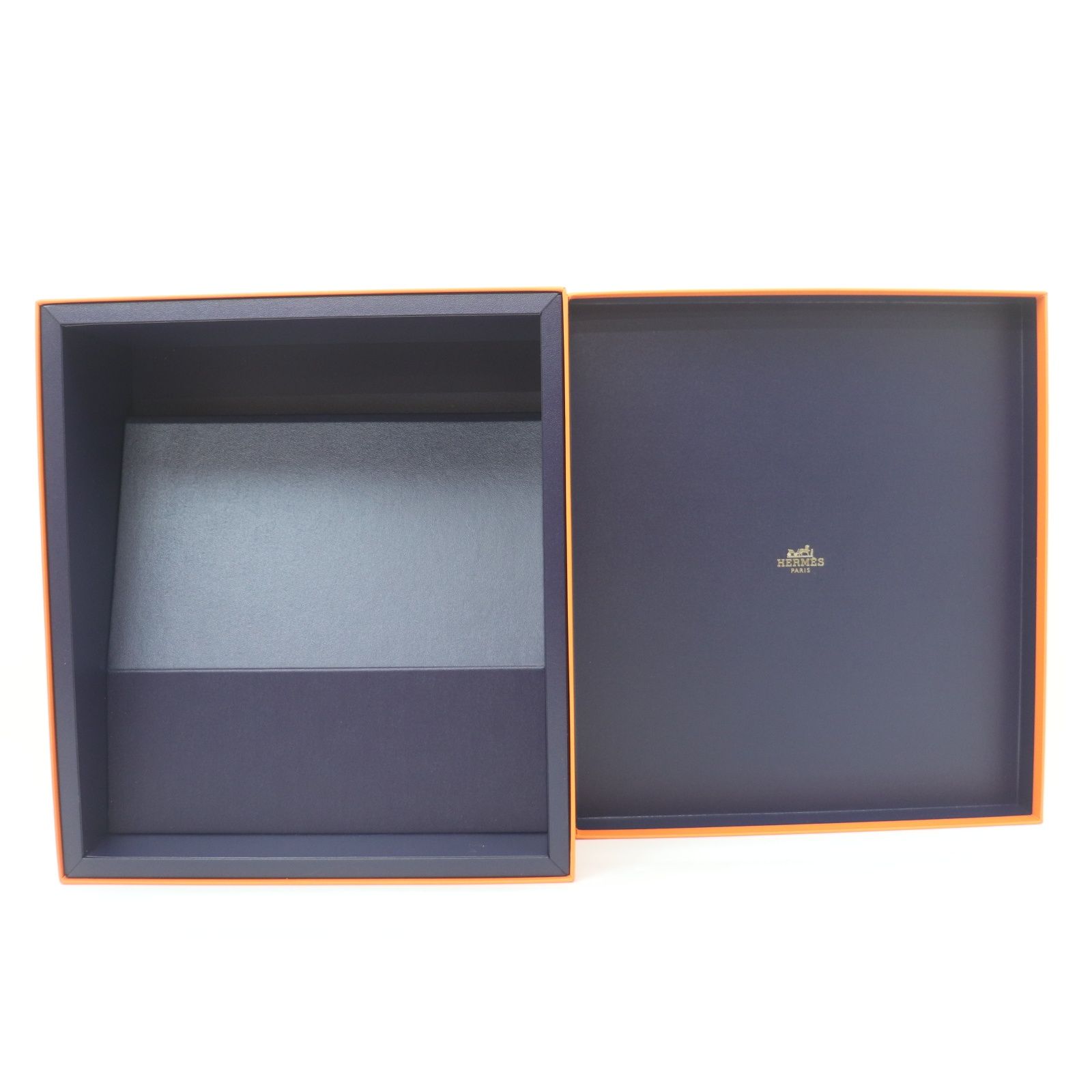 ITAGFO4Q42D5 希少 HERMES エルメス ネイビー ブルー ボックス