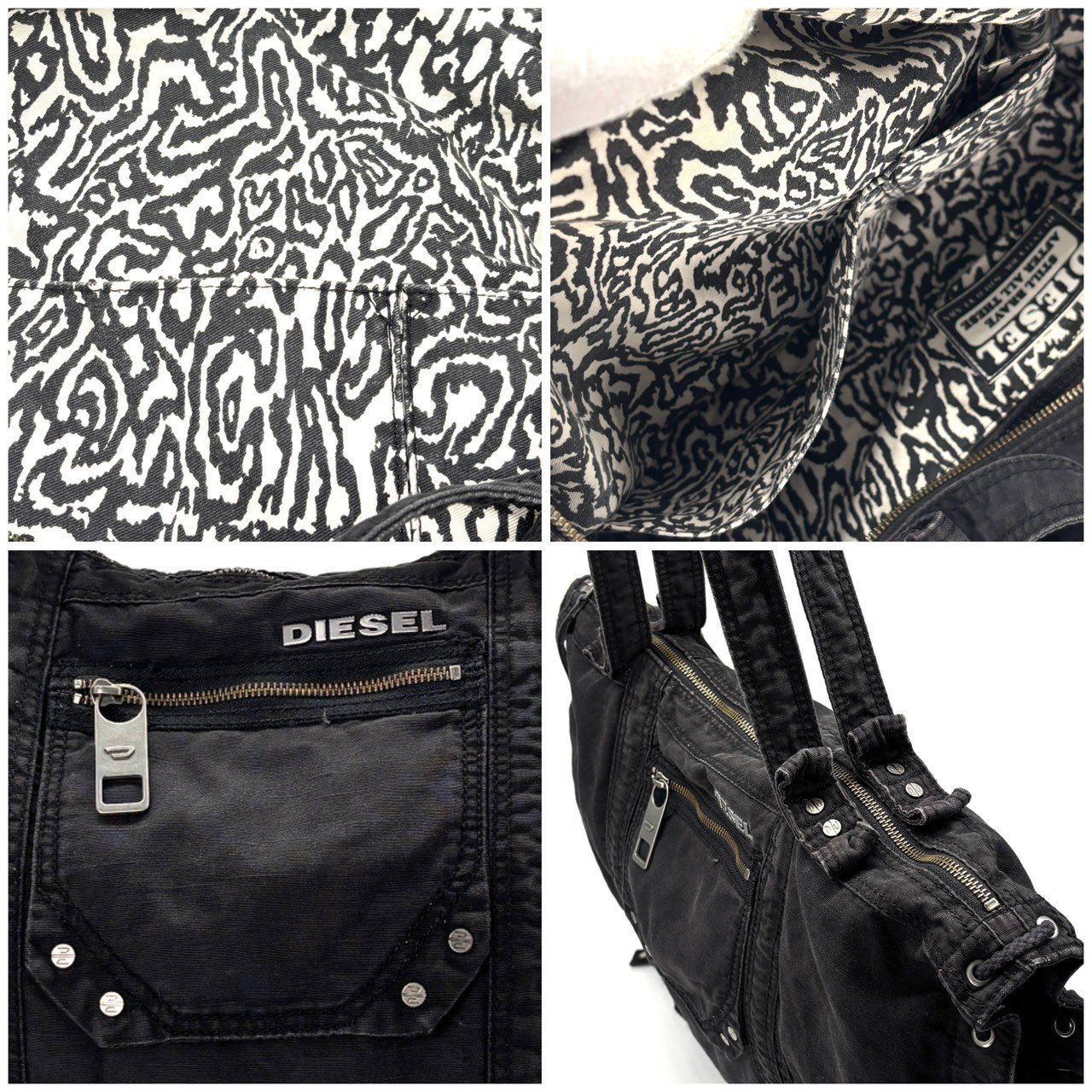 あの頃のDIESELを、今の自分で】 DIESEL Y2K archive tote bag トート