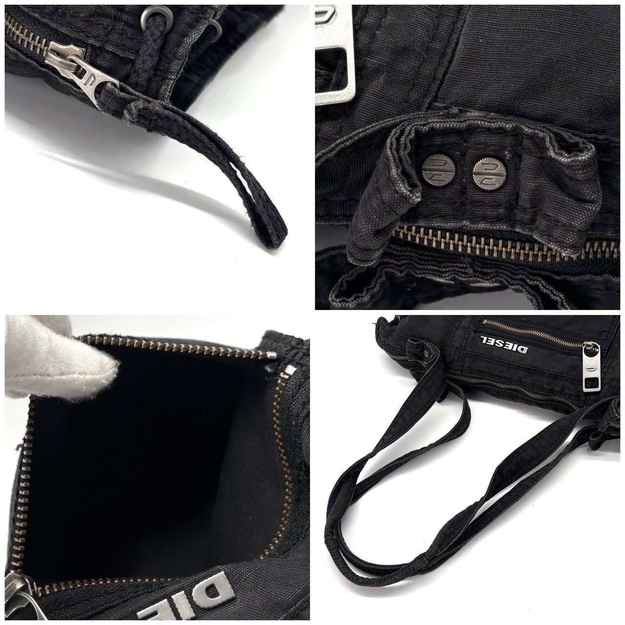 バッグ 00s archive diesel l logo tote あの頃のDIESELを、今の自分で】 DIESEL Y2K archive tote bag トート