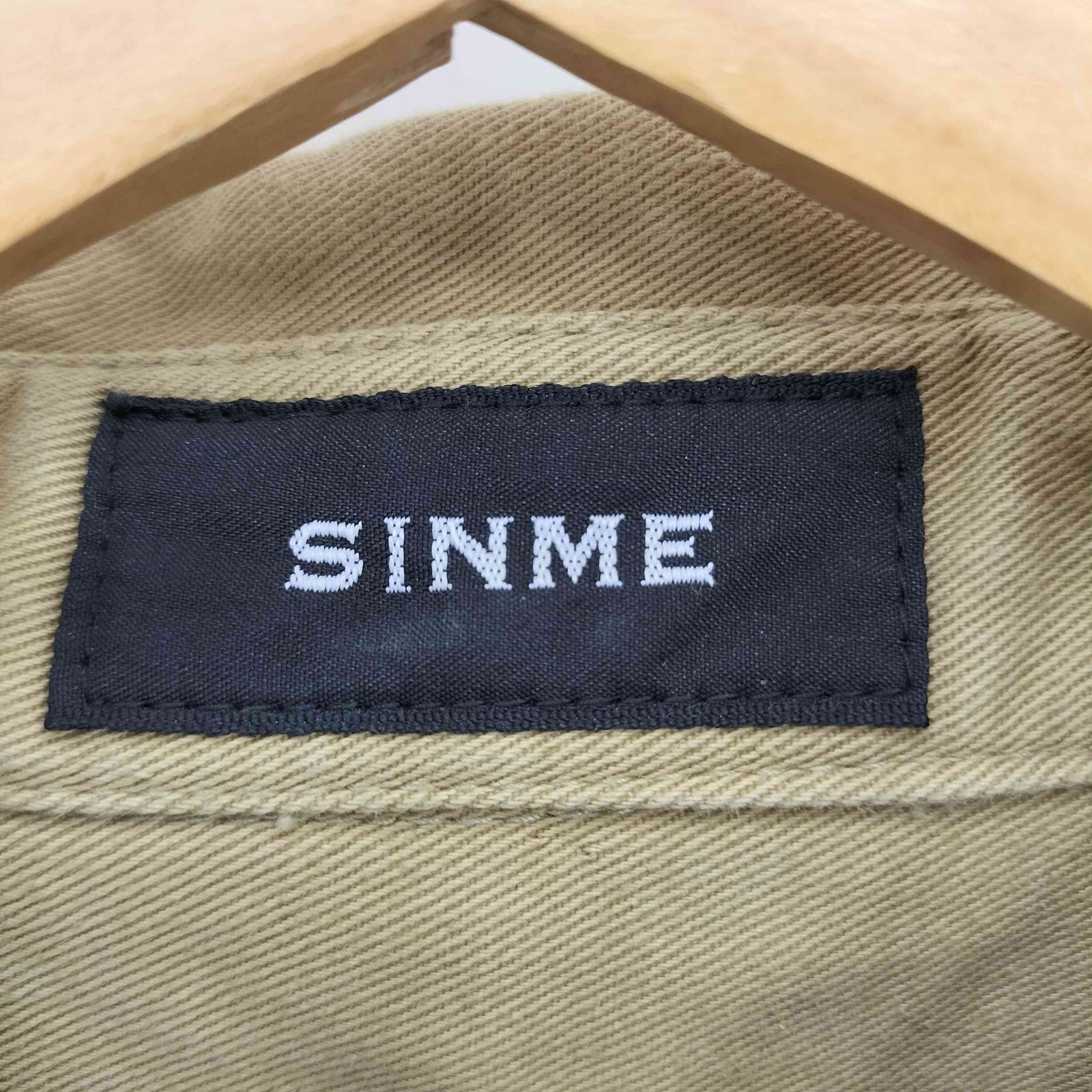 シンメ SINME レースアッププルオーバーシャツ レディース Mの シンメ SINME レースアッププルオーバーシャツ レディース Mの