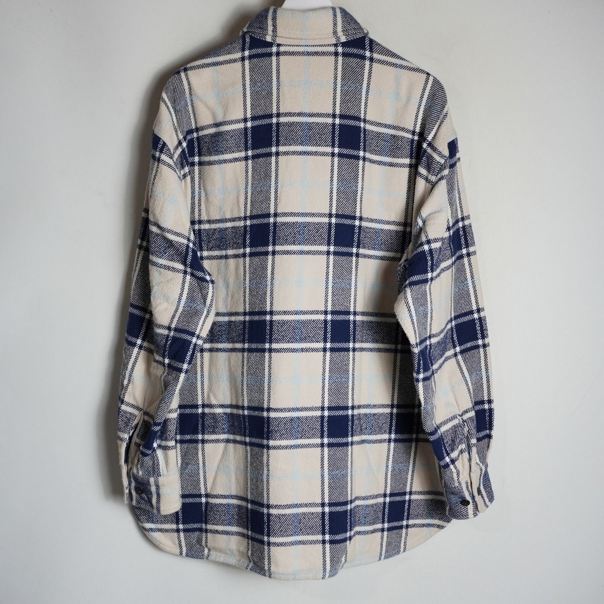 美品 URU ウル COTTON FLANNEL SHIRT コットン フランネル チェック 