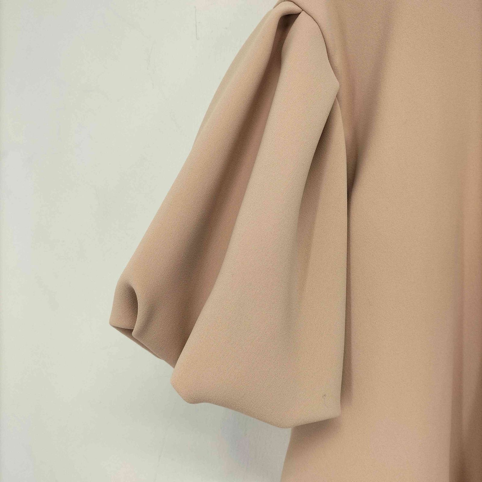 【anuans】ダブルクロスバルーンスリーブブラウス アニュアンス anuans ダブルクロスバルーンスリーブブラウス （BEIGE