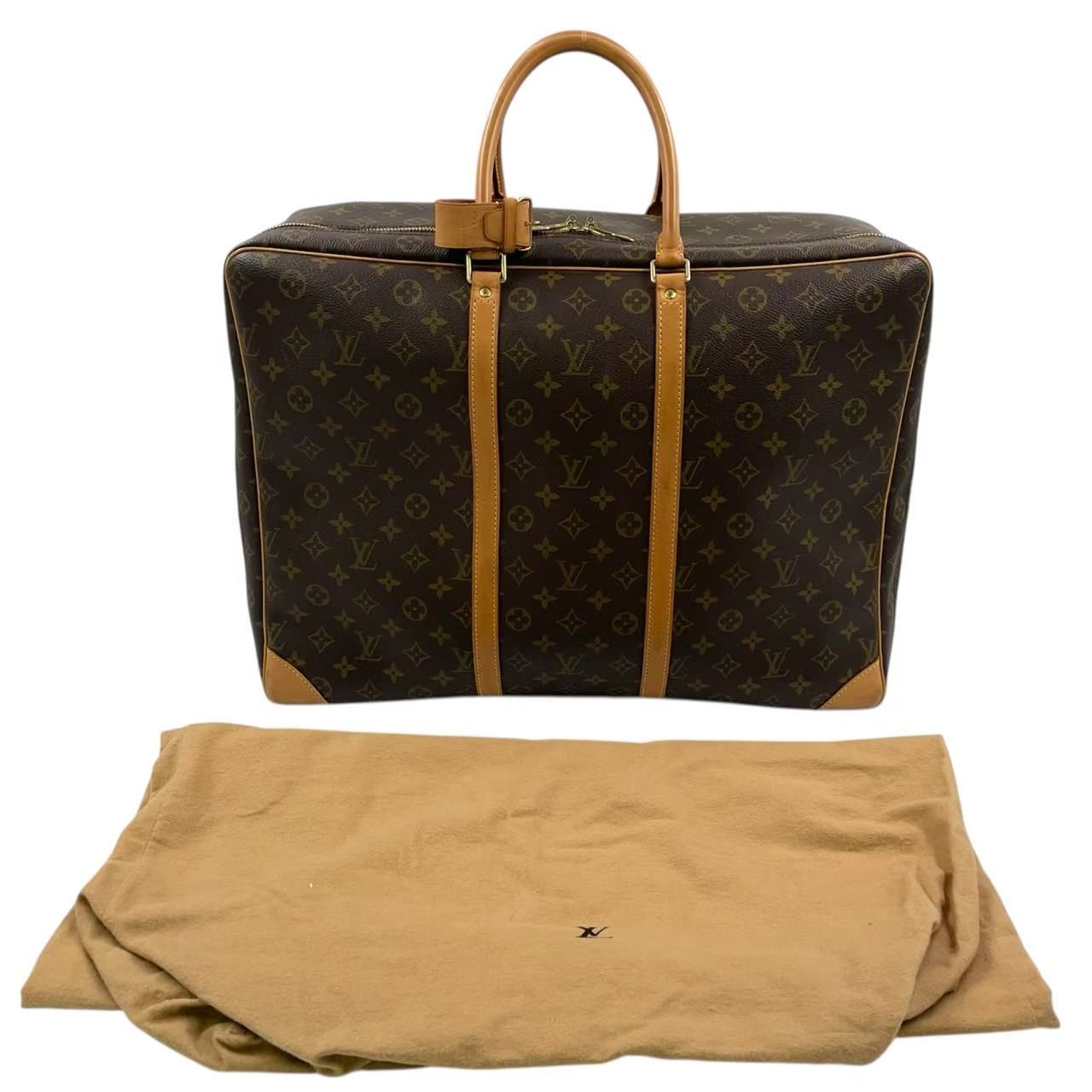 LOUIS VUITTON シリウス50 モノグラム モノグラム レザー×PVC ブラウン