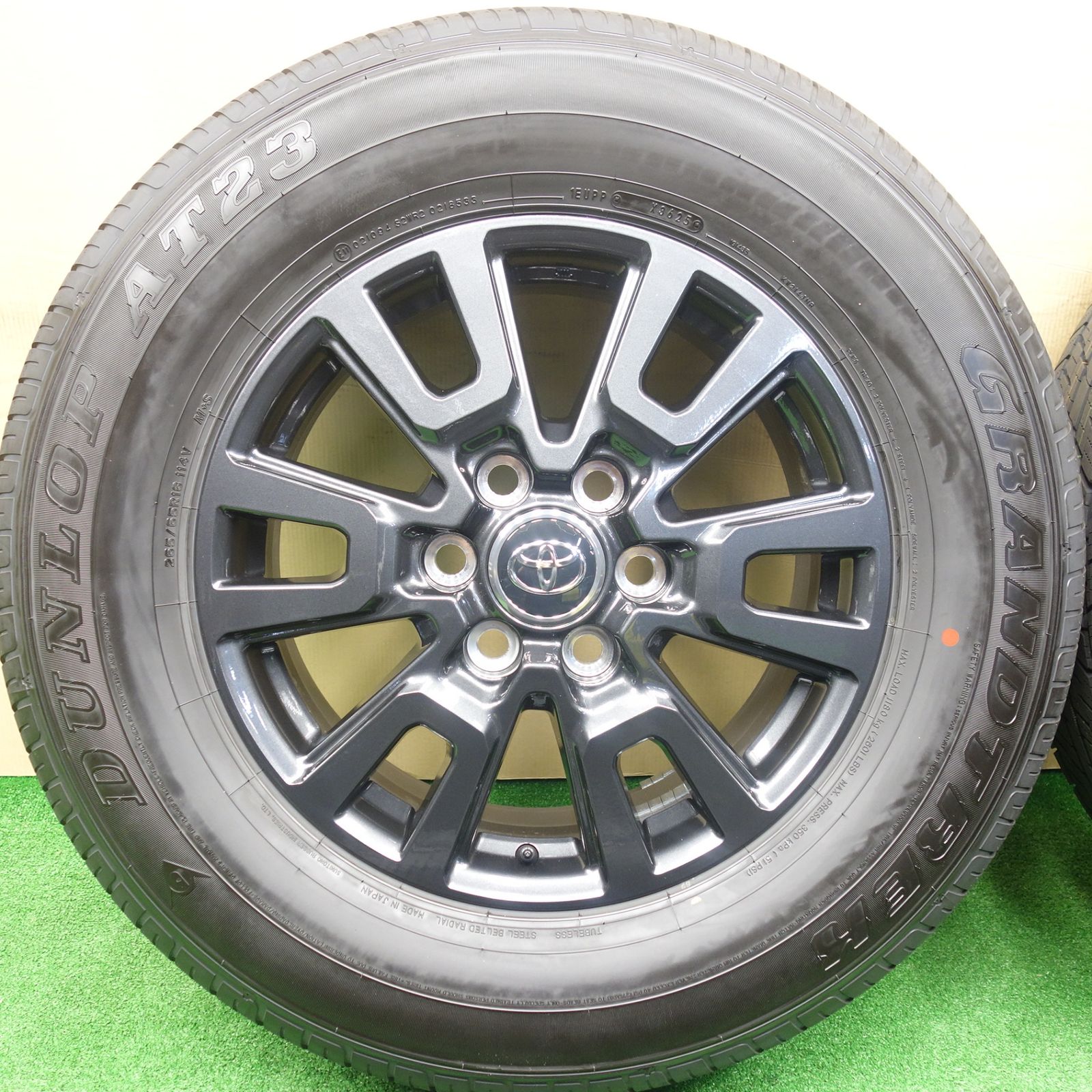 ランクル250VX 新車外しDUNLOP AT23 265/65R18 送料込み 2024年製 新車