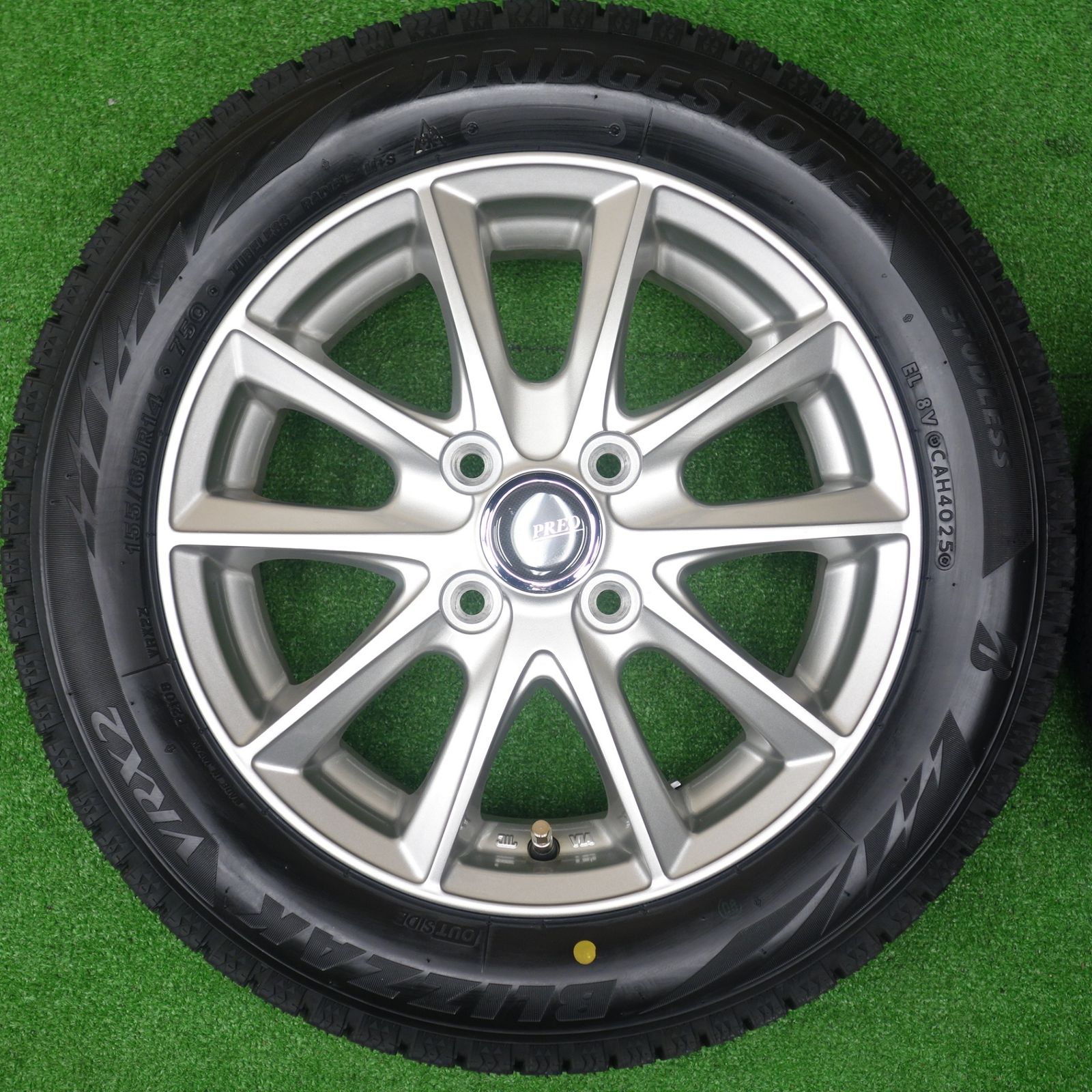 ほぼ未使用！25年☆スタッドレス 155/65R14 ブリヂストン ブリザック 