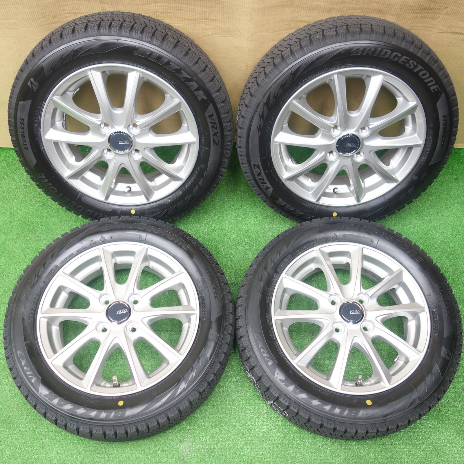 ほぼ未使用！25年☆スタッドレス 155/65R14 ブリヂストン ブリザック 