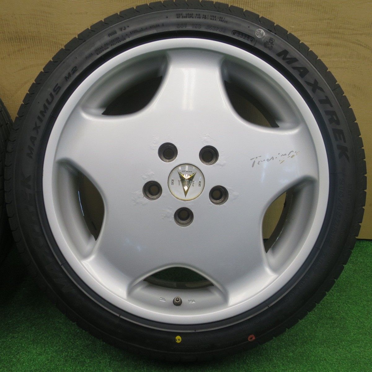 未使用！25年☆WORK RYVER Touring EX 215/45R17 マックストレック 