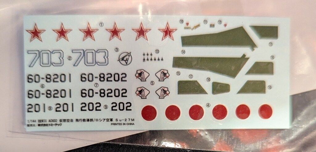 トミーテック 1/144 技MIX 航空機シリーズ 航空自衛隊/BKC Su-27M