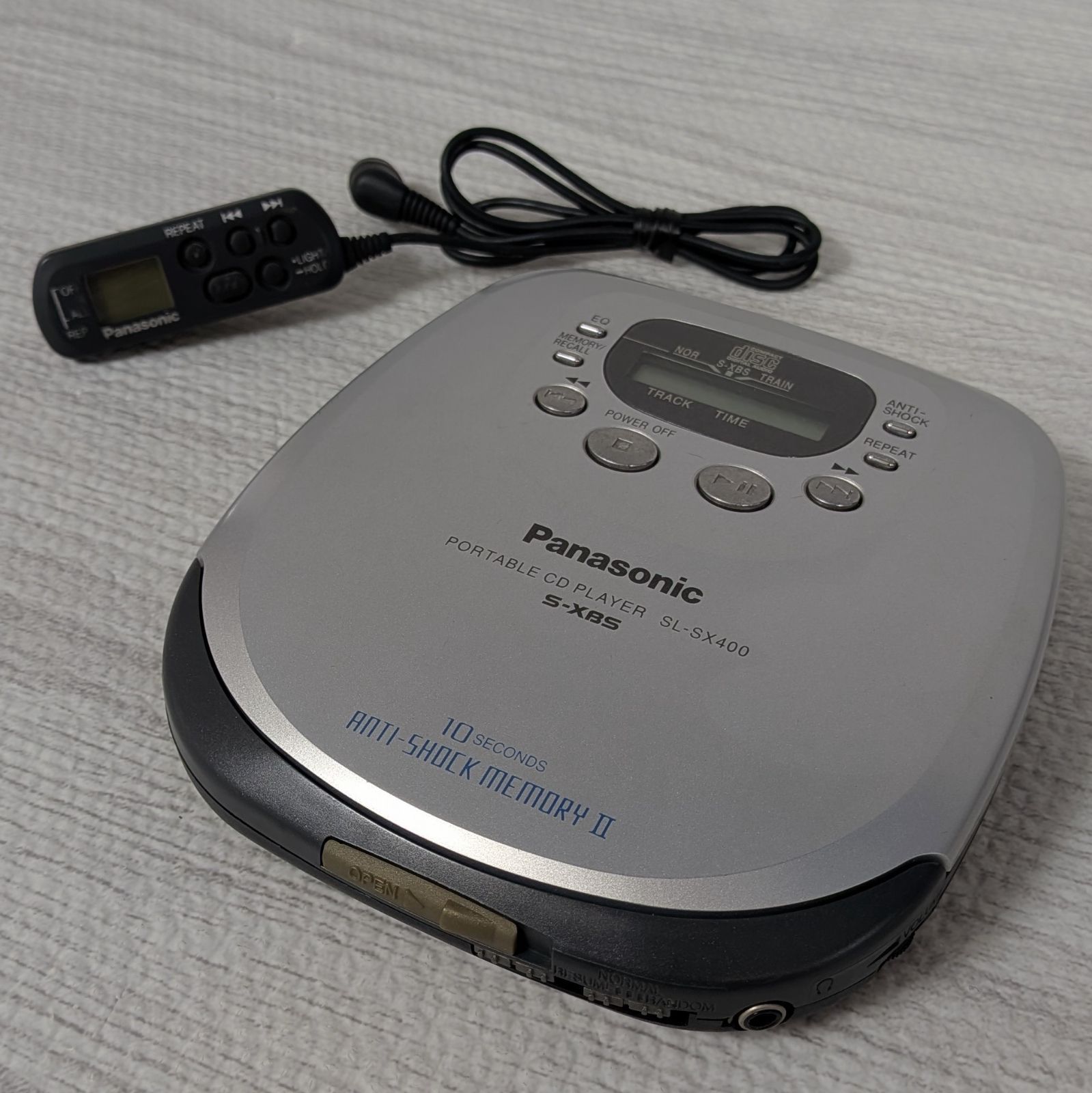 美品】パナソニック ポータブルCDプレーヤー SL-S450 通電確認済 ②