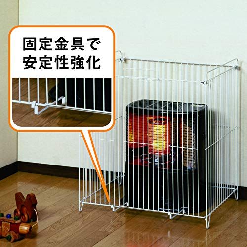 グリーンライフ ストーブガード 幅65×奥行53×高さ71cm 前面スライド扉