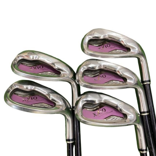 中古】 ダンロップ XXIO(2010) 5S レディース (ピンク) アイアンセット