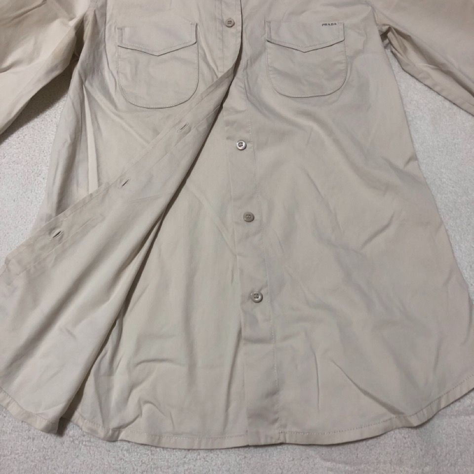 美品 PRADA SPORTS PRADA プラダスポーツ 長袖シャツ ロゴ 00s プラダ