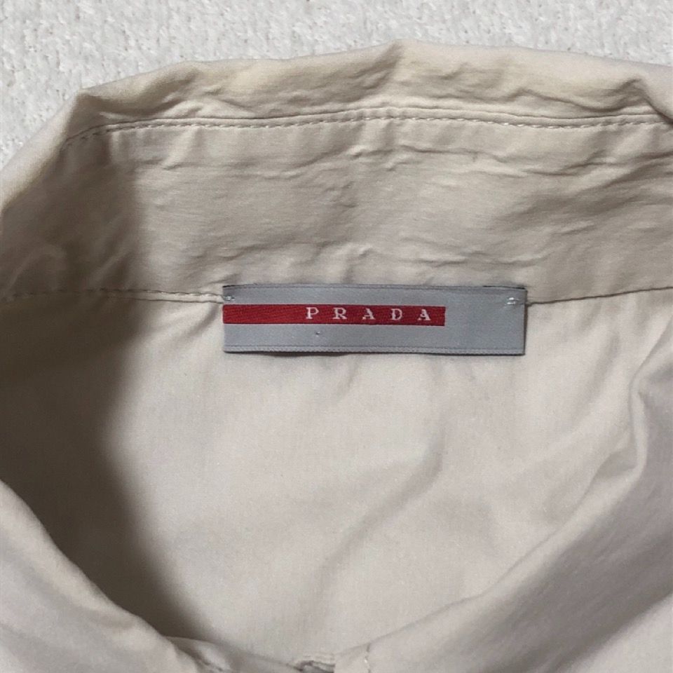 美品 PRADA SPORTS PRADA プラダスポーツ 長袖シャツ ロゴ 00s プラダ