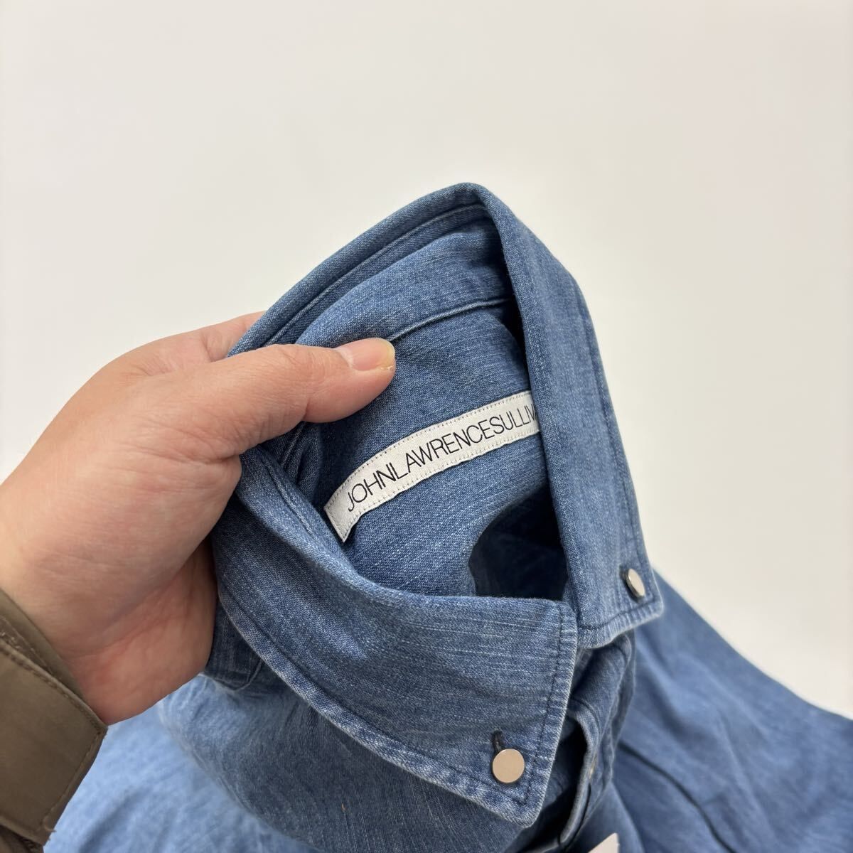 新品 JOHN LAWRENCE SULLIVAN ジョンローレンスサリバン DENIM SHIRT 