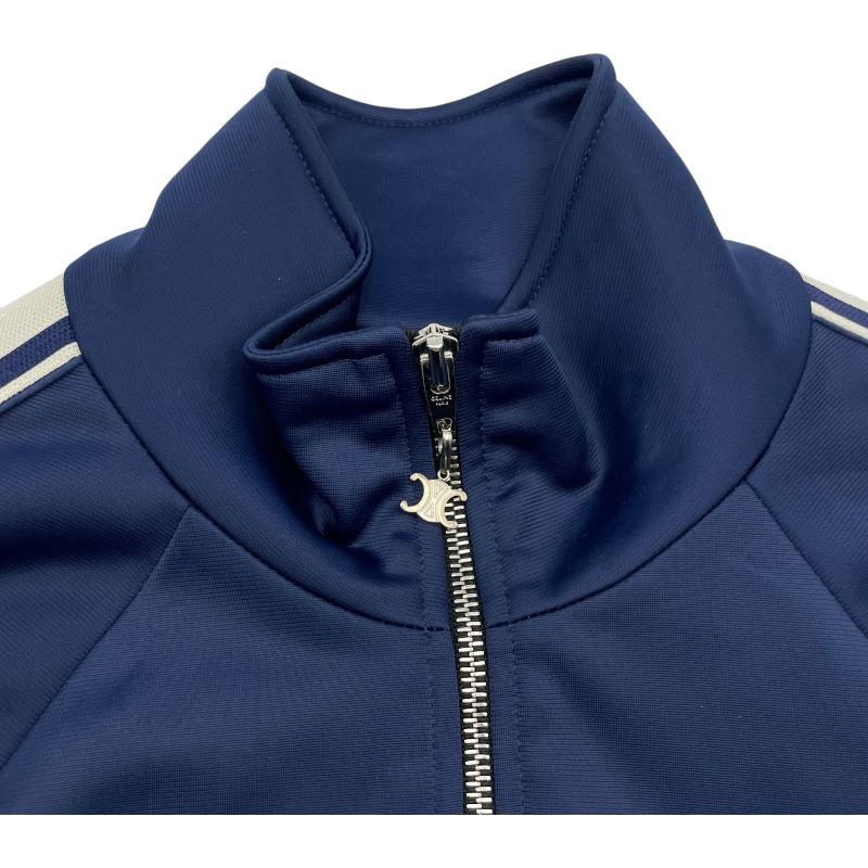 専用！正規品セリーヌCELINEトラックジャケット　ネイビー CELINE（セリーヌ） 20SS トリオンフ刺繍 ベロア トラックジャケット