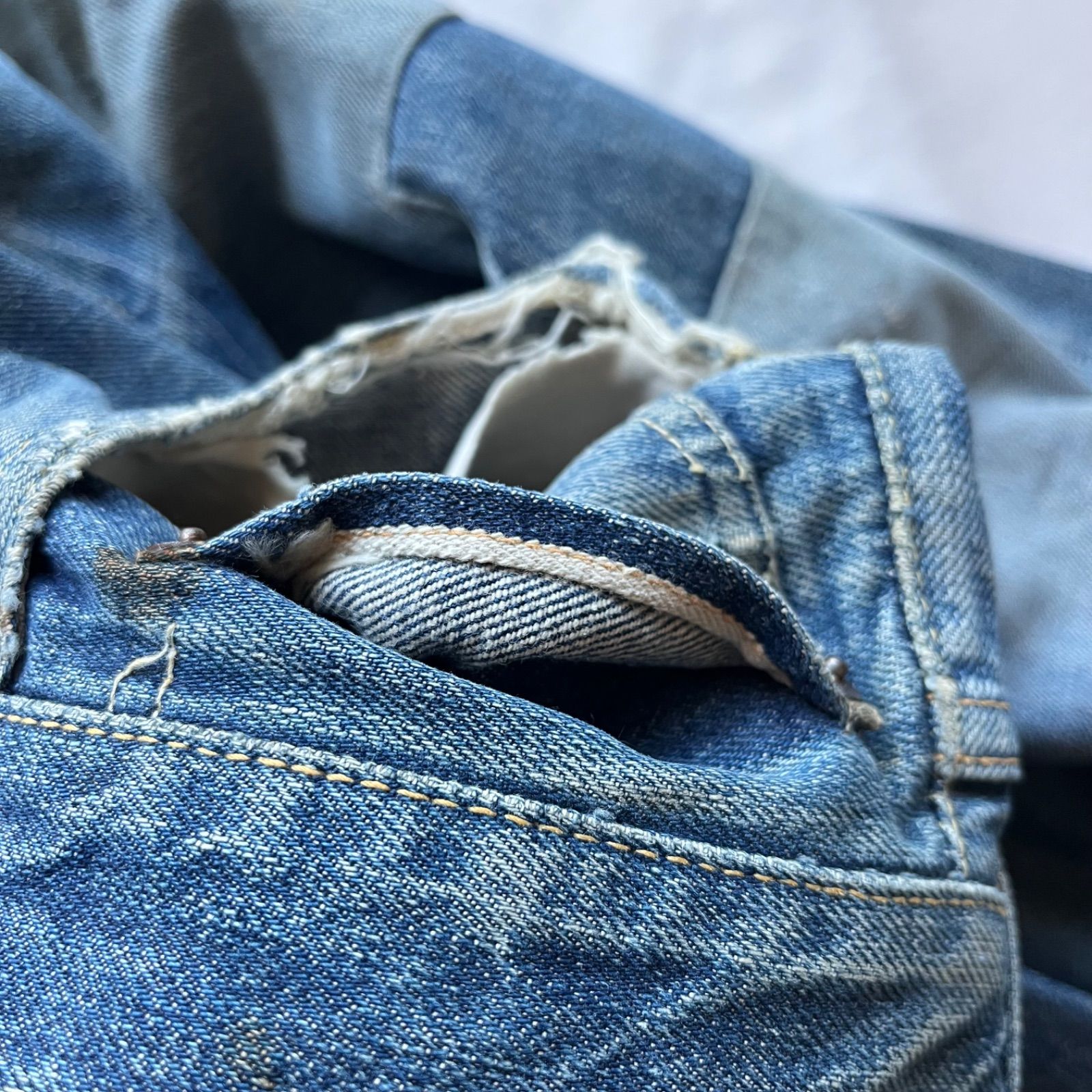 levi's リーバイス levis 501XX 50s 60s オフセットベルトループ 革