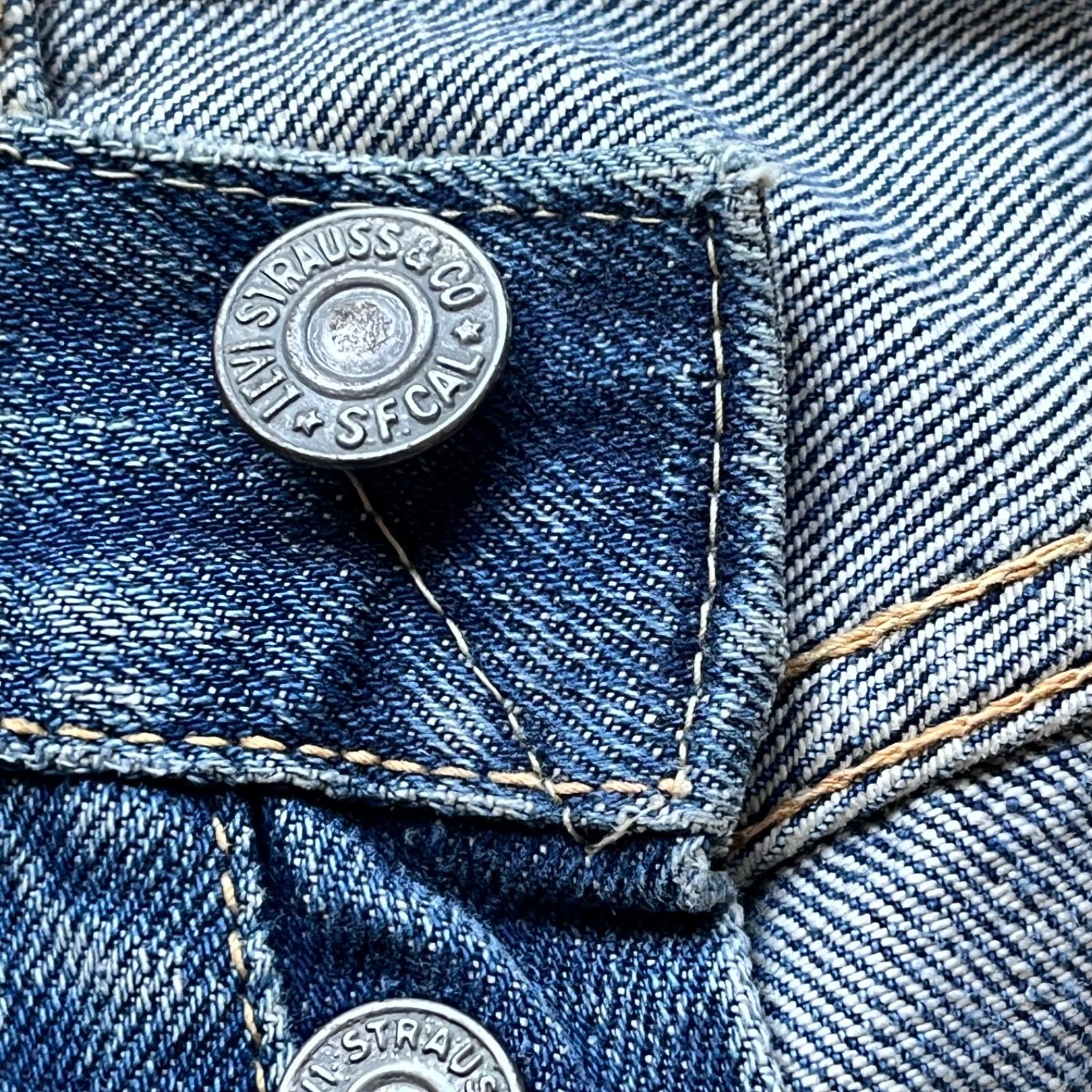 levi's リーバイス levis 501XX 50s 60s オフセットベルトループ 革