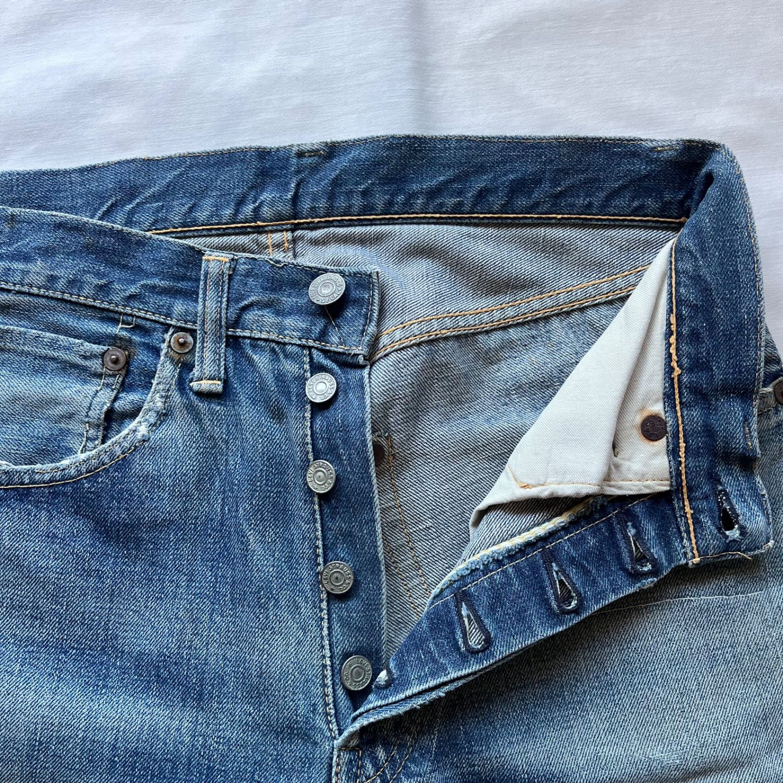 levi's リーバイス levis 501XX 50s 60s オフセットベルトループ 革