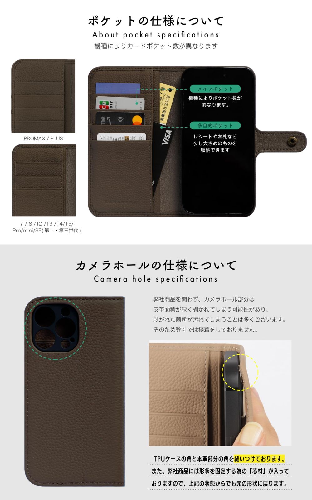 スマートフォン・携帯電話 新品 HANATORA iPhone12 12Pro ケース 手帳