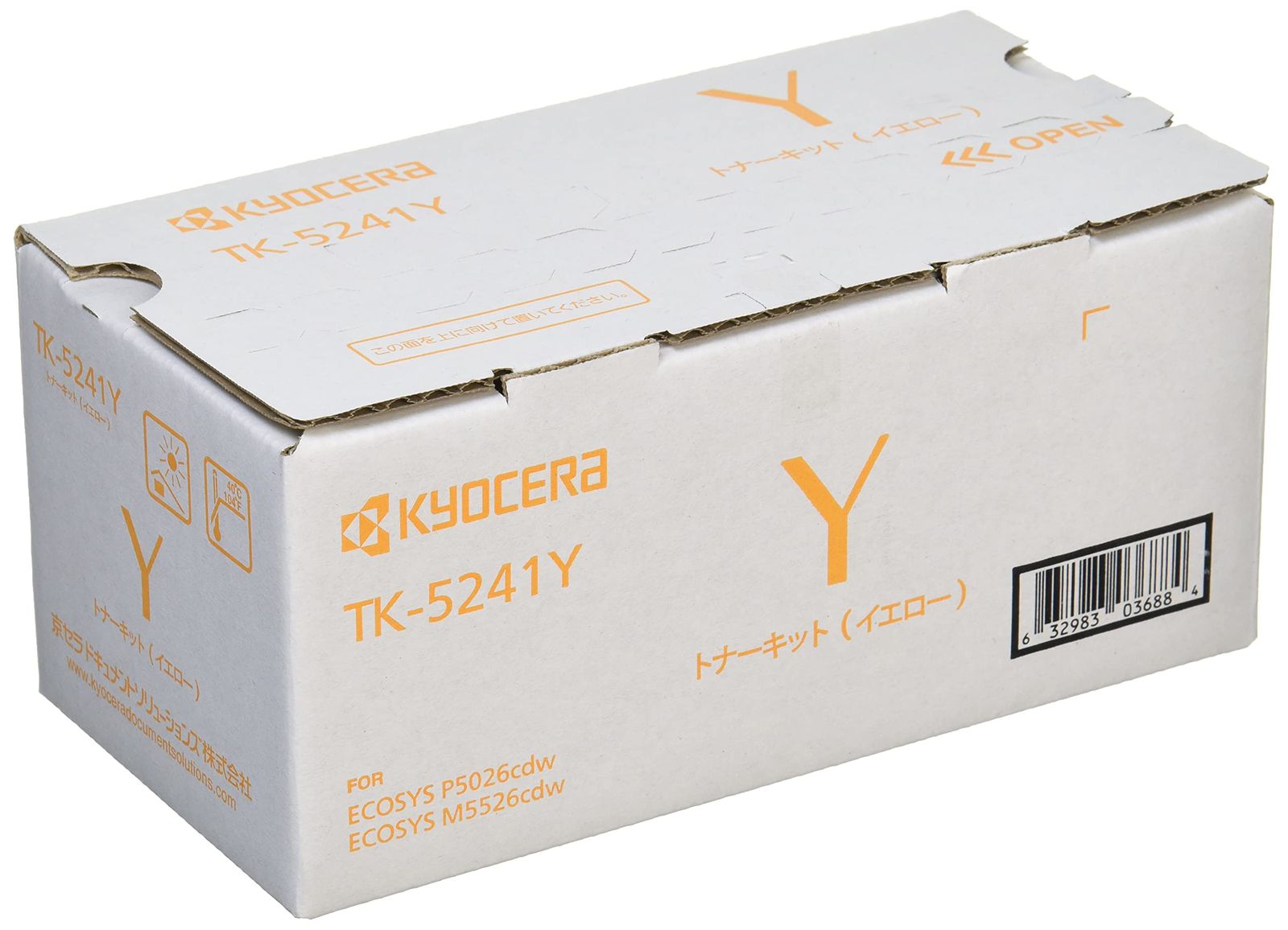 新品 【KYOCERA純正】トナーカートリッジイエロー TK-5241Y(ECOSYS