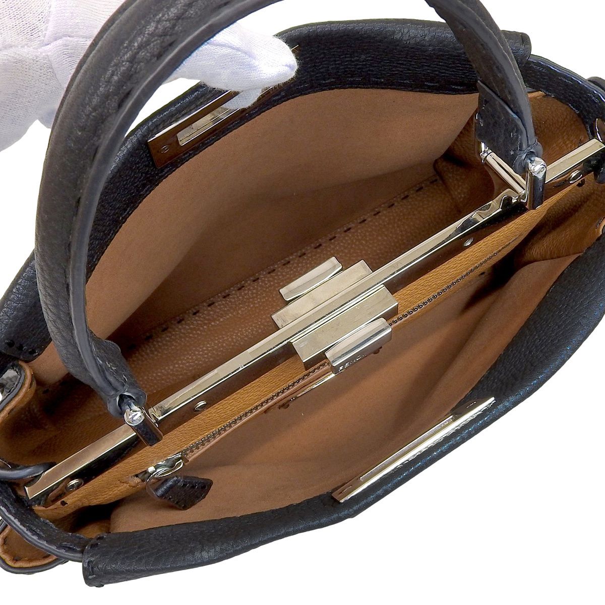 FENDI(フェンディ) セレリア ピーカブー レギュラー ハンドバッグ 2WAY