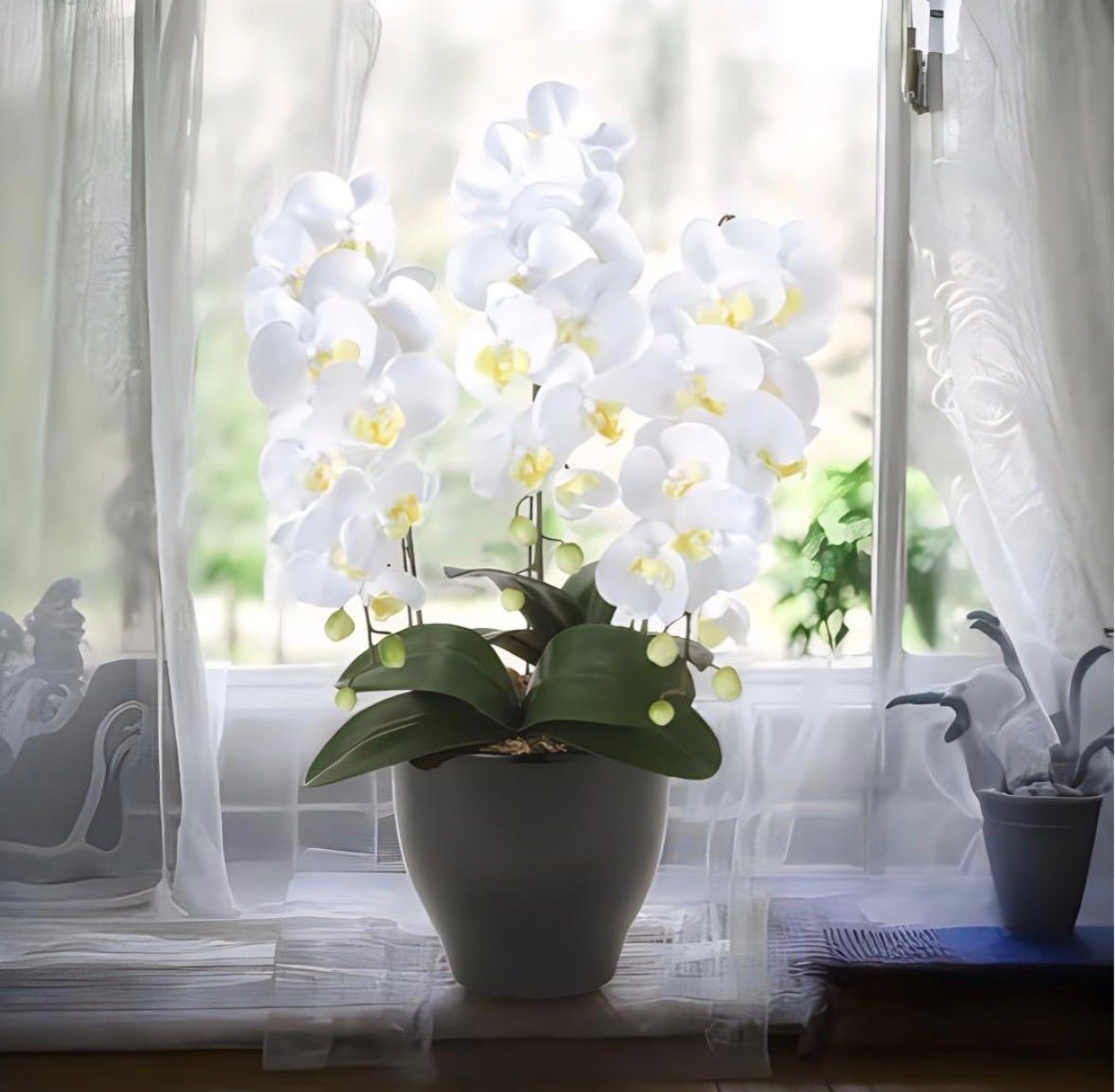 光触媒 人工観葉植物 ウォールグリーン フェイクグリーン 胡蝶蘭