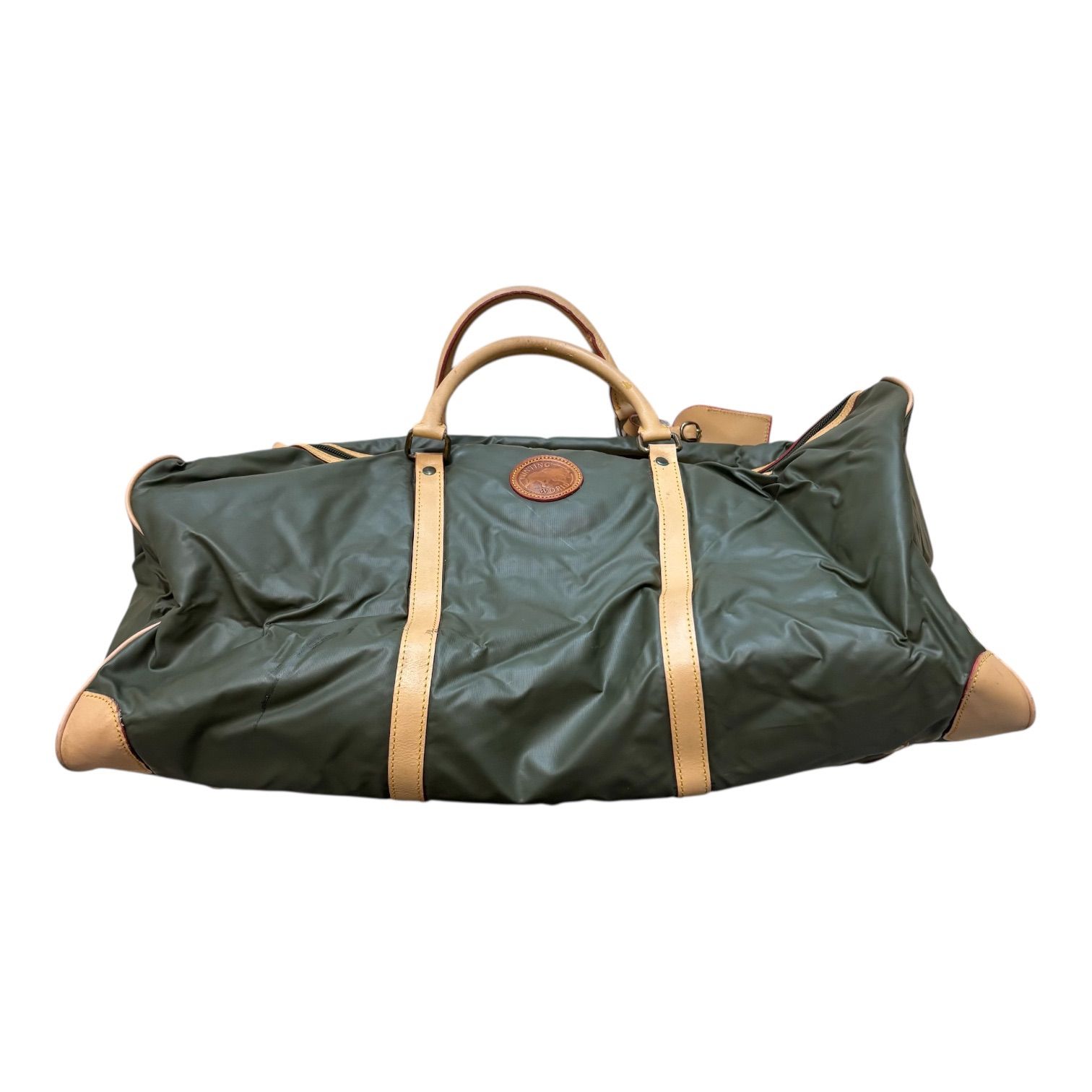 HUNTING WORLD ハンティングワールド ボストンバック レザーロゴ 旅行