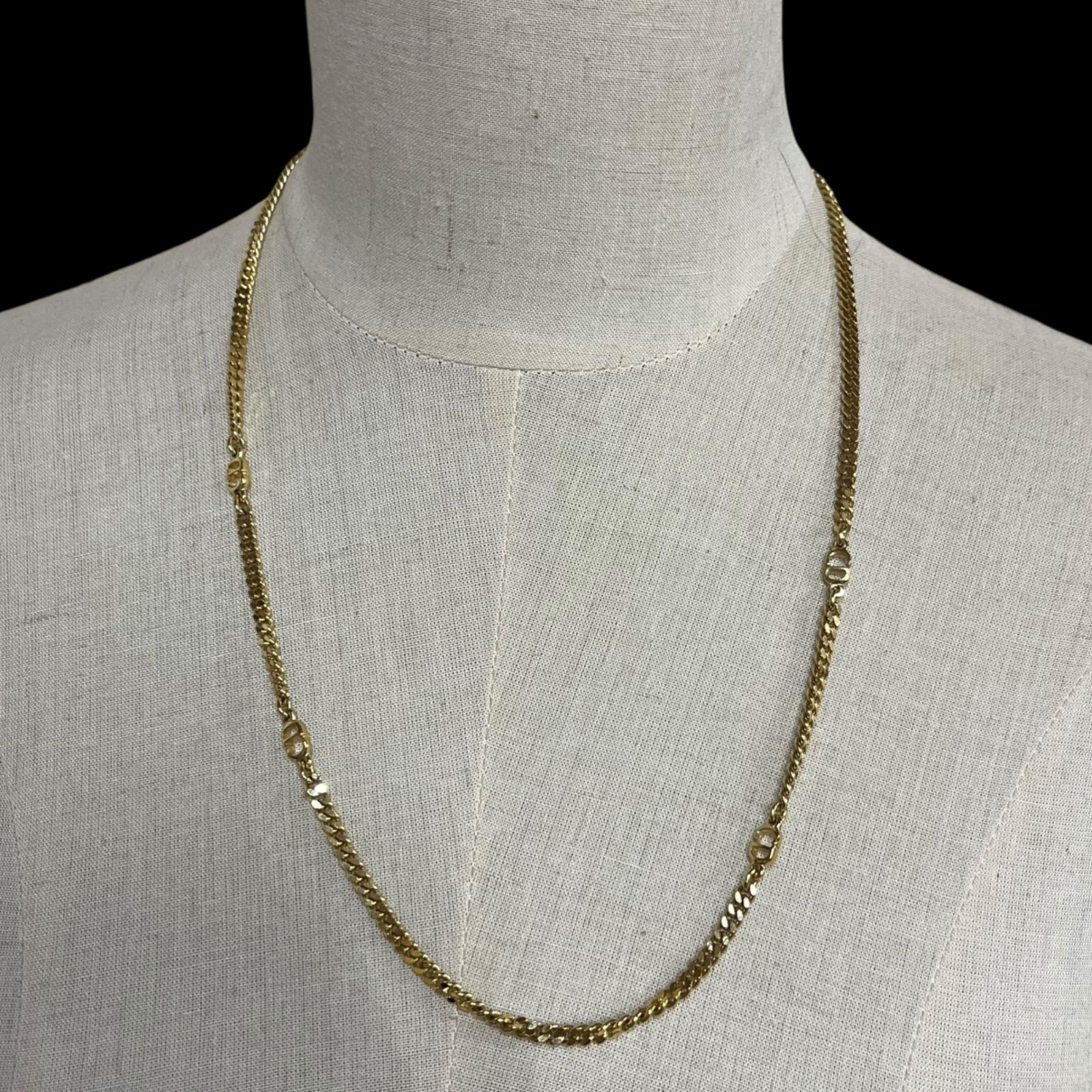 Christian Dior ゴールドネックレス 喜平 チェーン クリスチャン