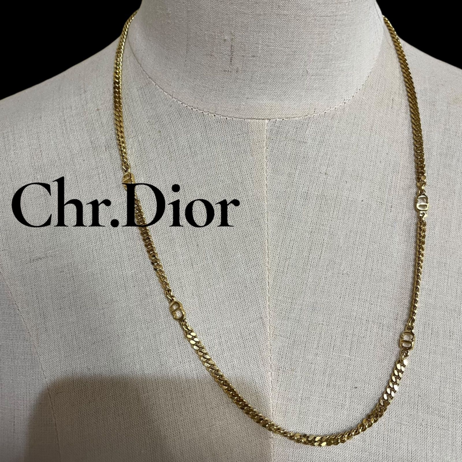 Christian Dior ゴールドネックレス 喜平 チェーン クリスチャン