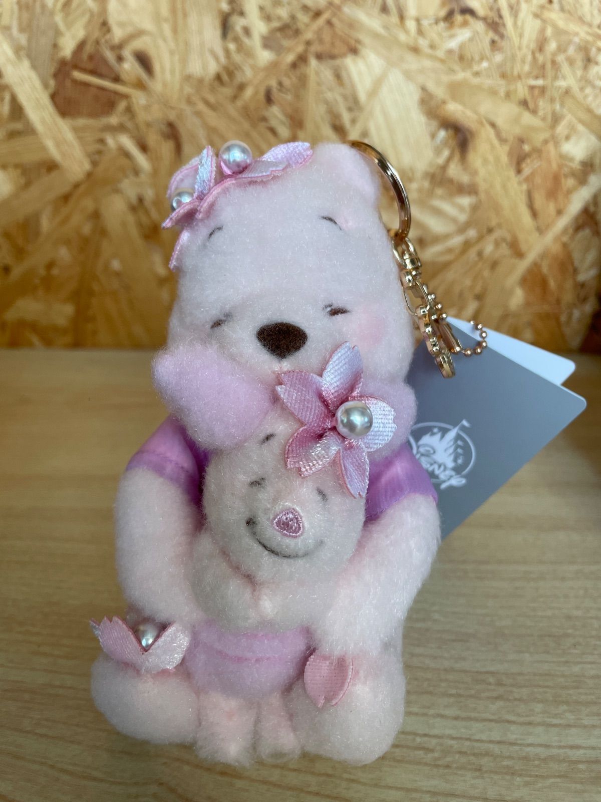 プーさん ディズニーストア ピグレット ぬいぐるみキーホルダー SAKURA 
