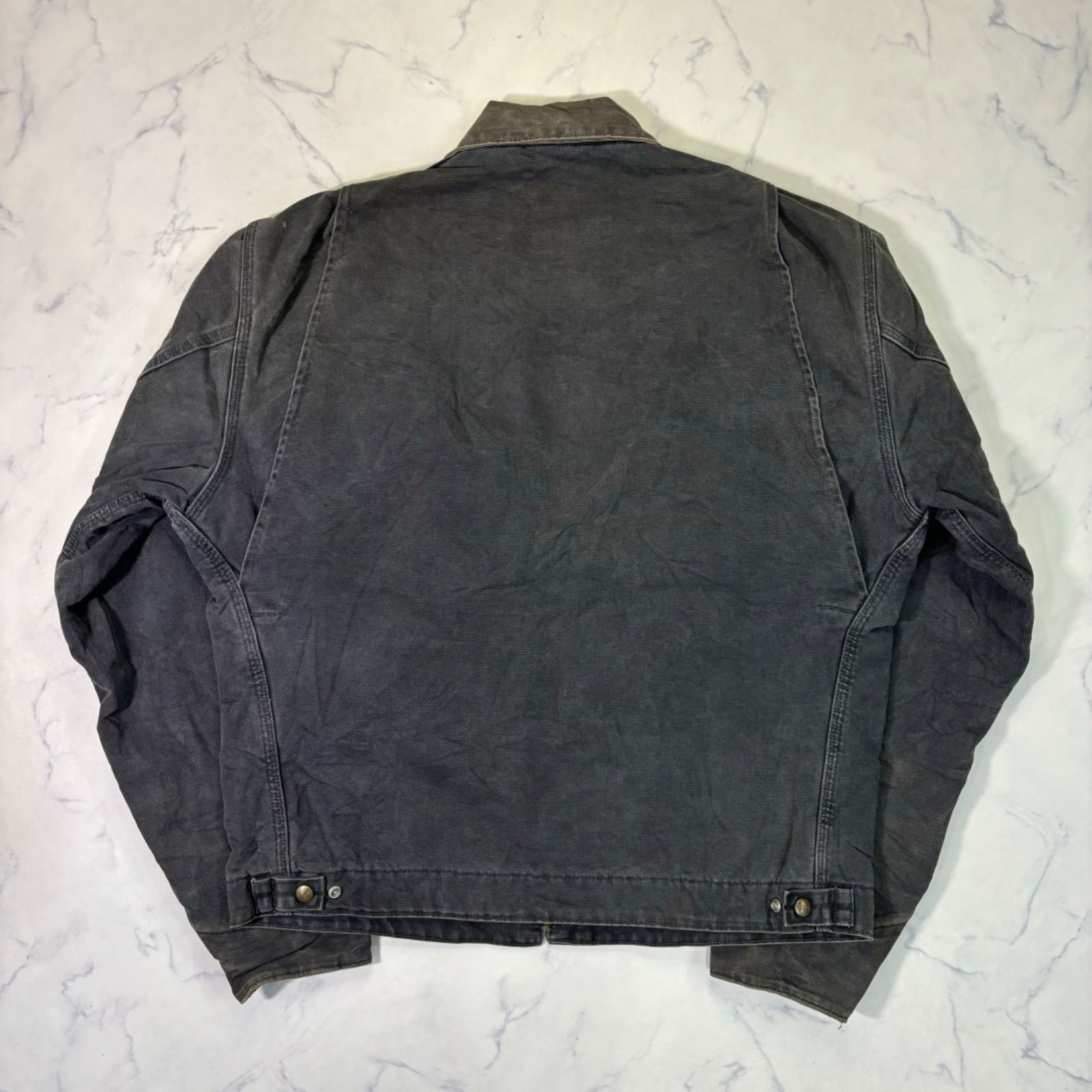 90s Carhartt J97 デトロイトジャケット USA製 PTL フェード ブラック