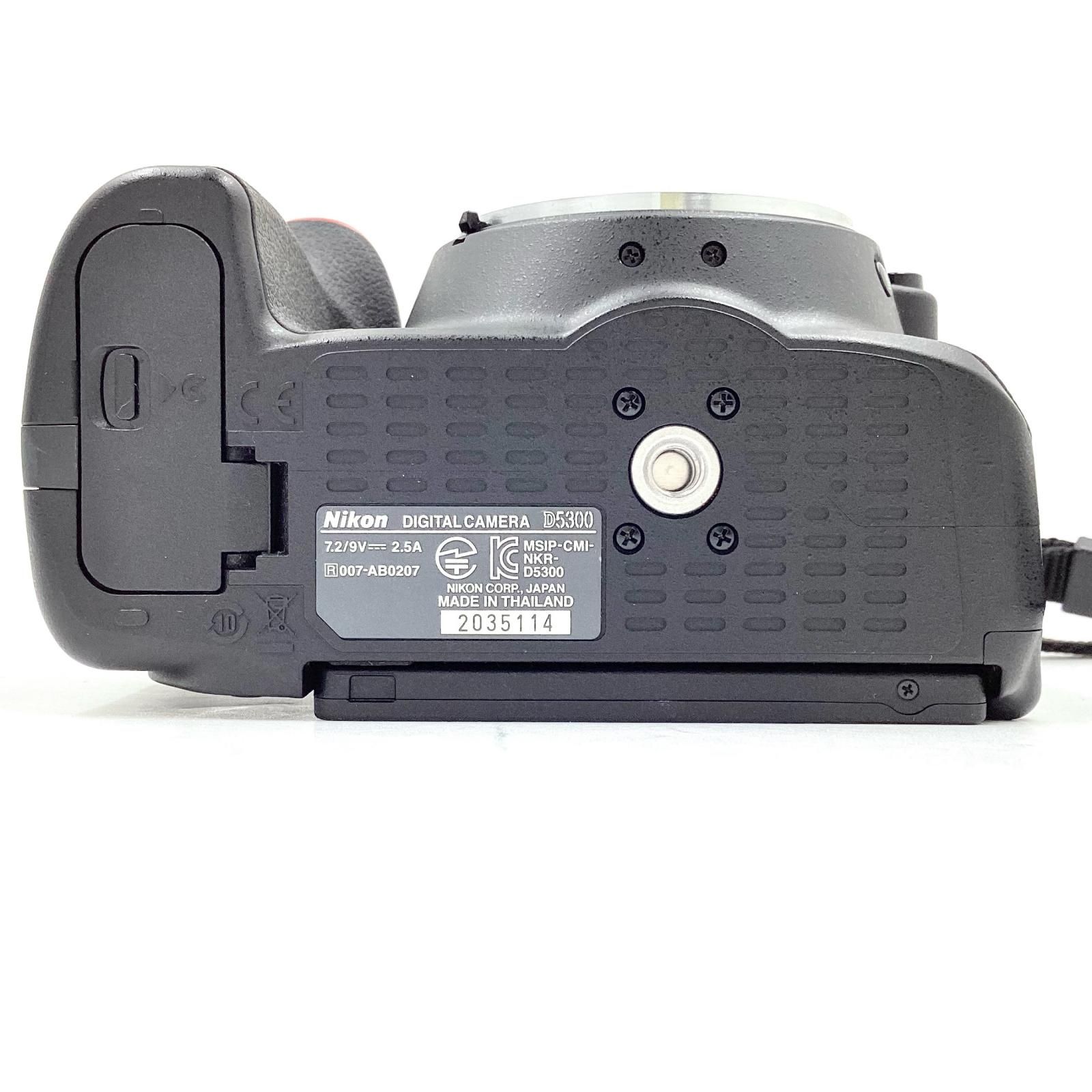 Nikon デジタル一眼 D5300 ボディ ブラック 美品 動作確認済【全額返金