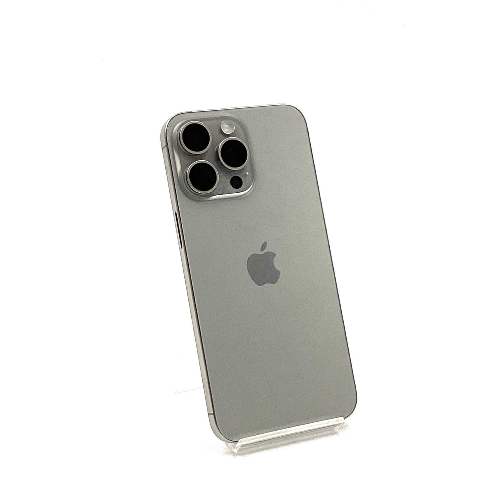 iPhone 15 Pro Max 256GB ナチュラルチタニウム SIMフリー 白ロム 動作 