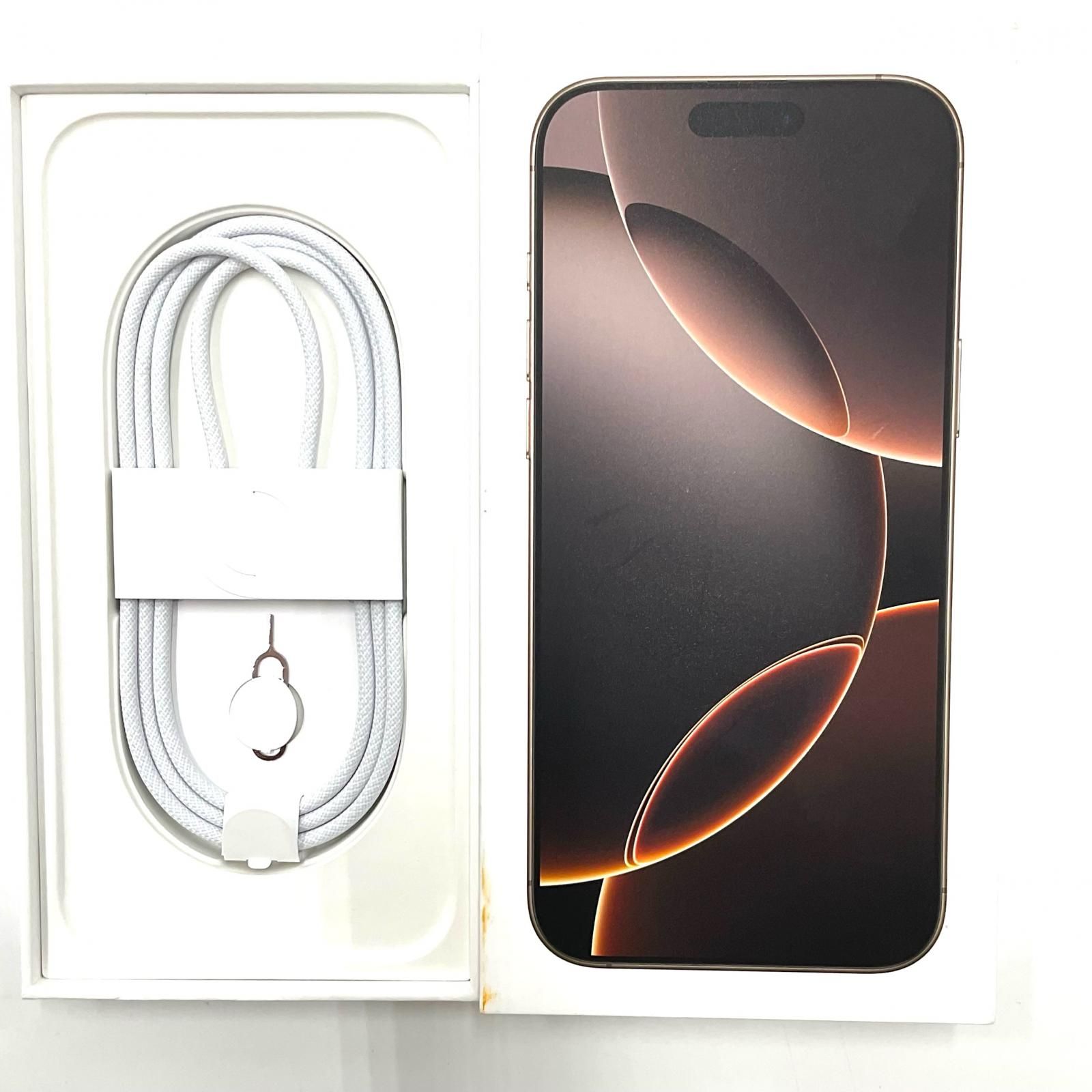 iPhone 16 Pro Max 256GB デザートチタニウム SIMフリー 白ロム 超美品