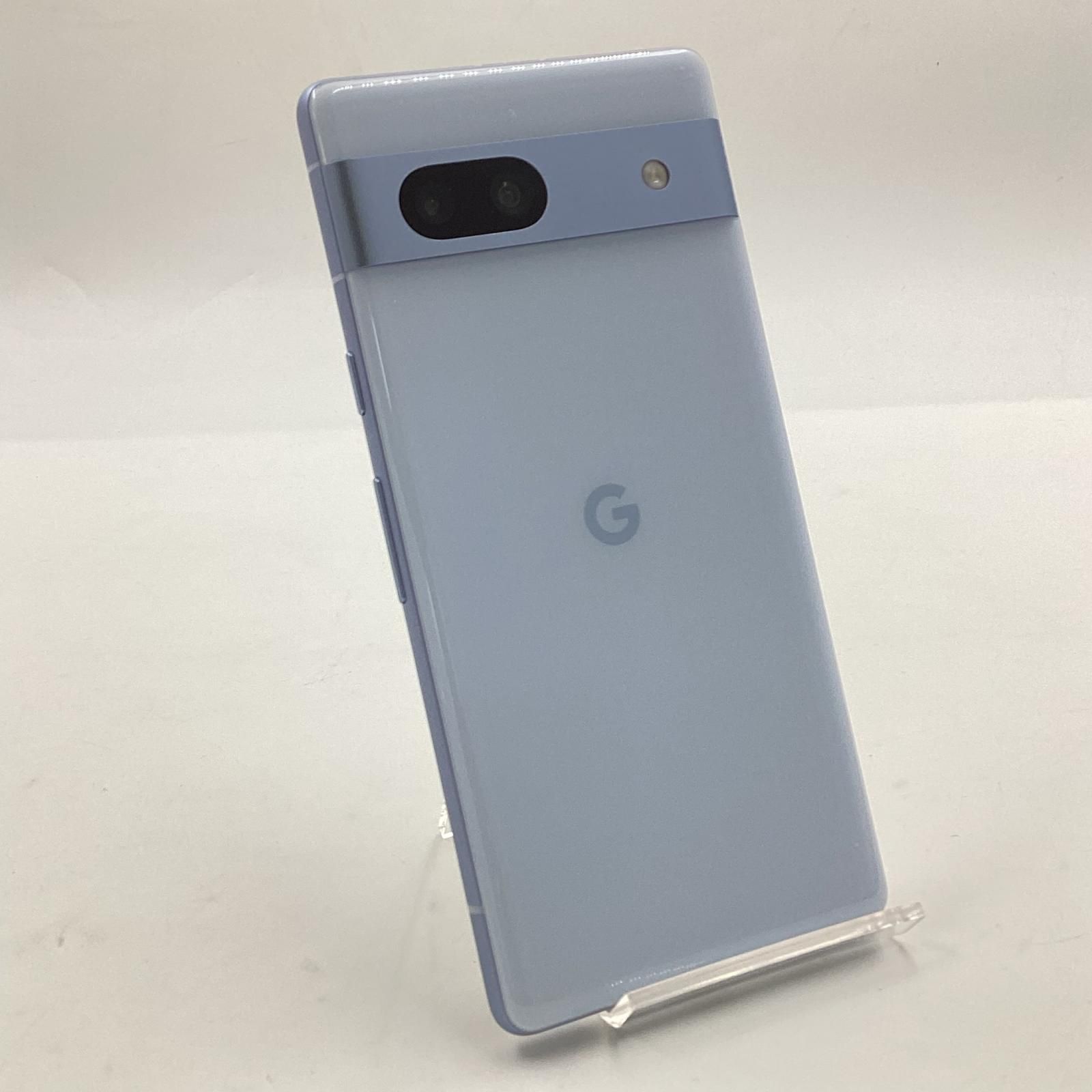 Google Pixel 7a 128GB Sea Softbank SIMフリー G82U8 白ロム 動作確認