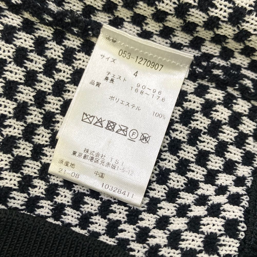 サイズ：4 PEARLY GATES パーリーゲイツ ウール混 ニットセーター 総柄