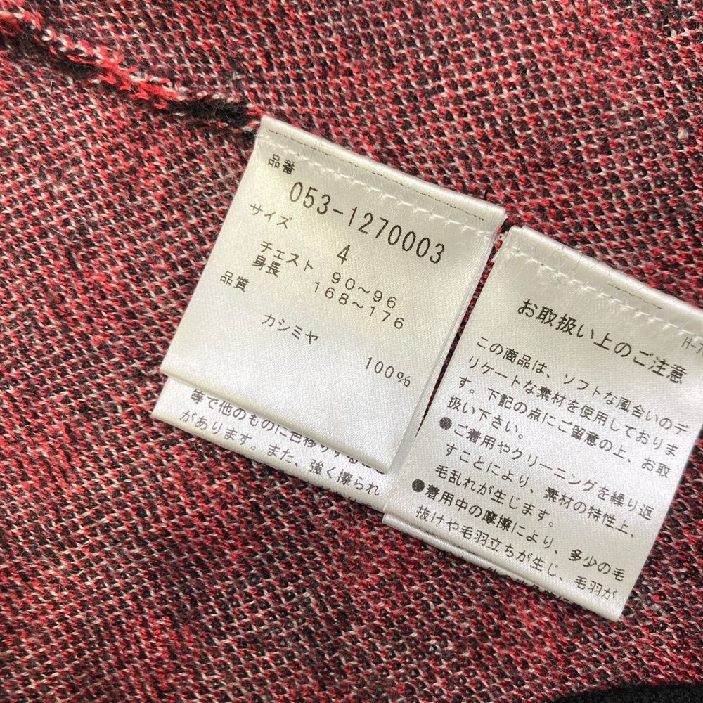 サイズ：4 PEARLY GATES パーリーゲイツ カシミヤ ニットセーター