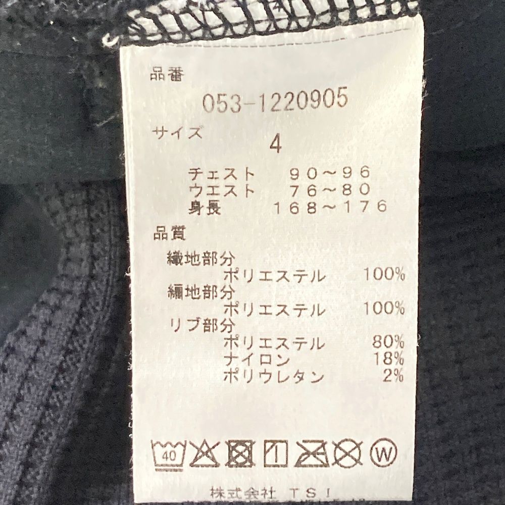 サイズ：4 PEARLY GATES パーリーゲイツ ニット ジップパーカー