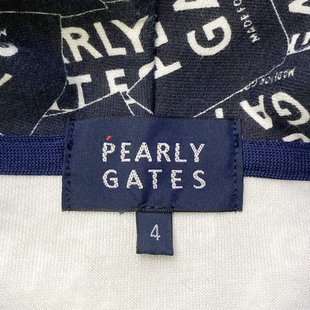 サイズ：4 PEARLY GATES パーリーゲイツ スウェット ジップジャケット