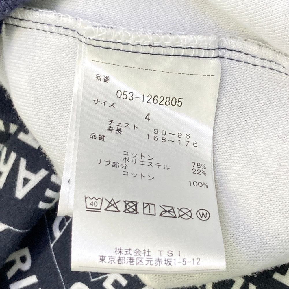 サイズ：4 PEARLY GATES パーリーゲイツ スウェット ジップジャケット