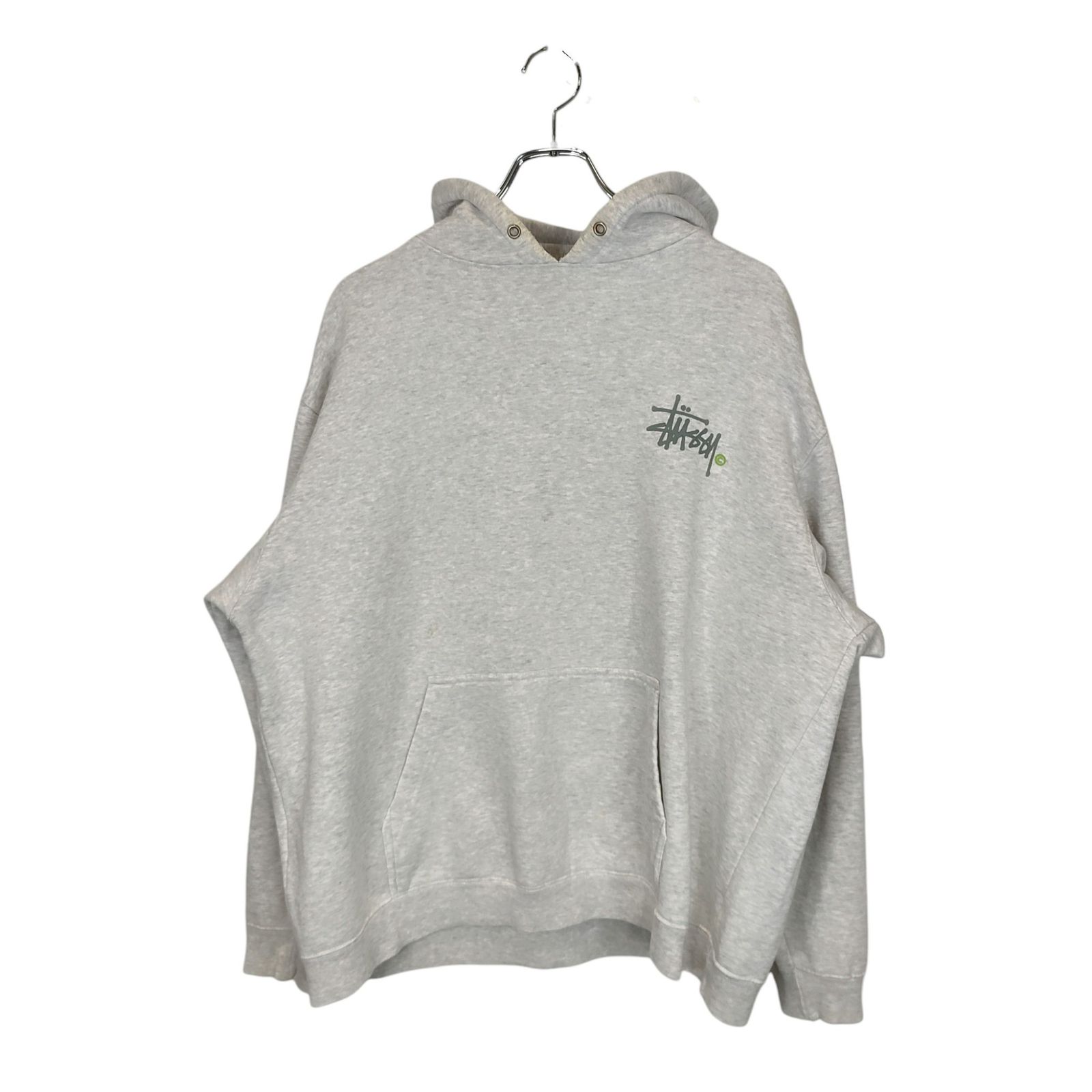 STUSSY ステューシー スウェット プルオーバー パーカー XL グレー 