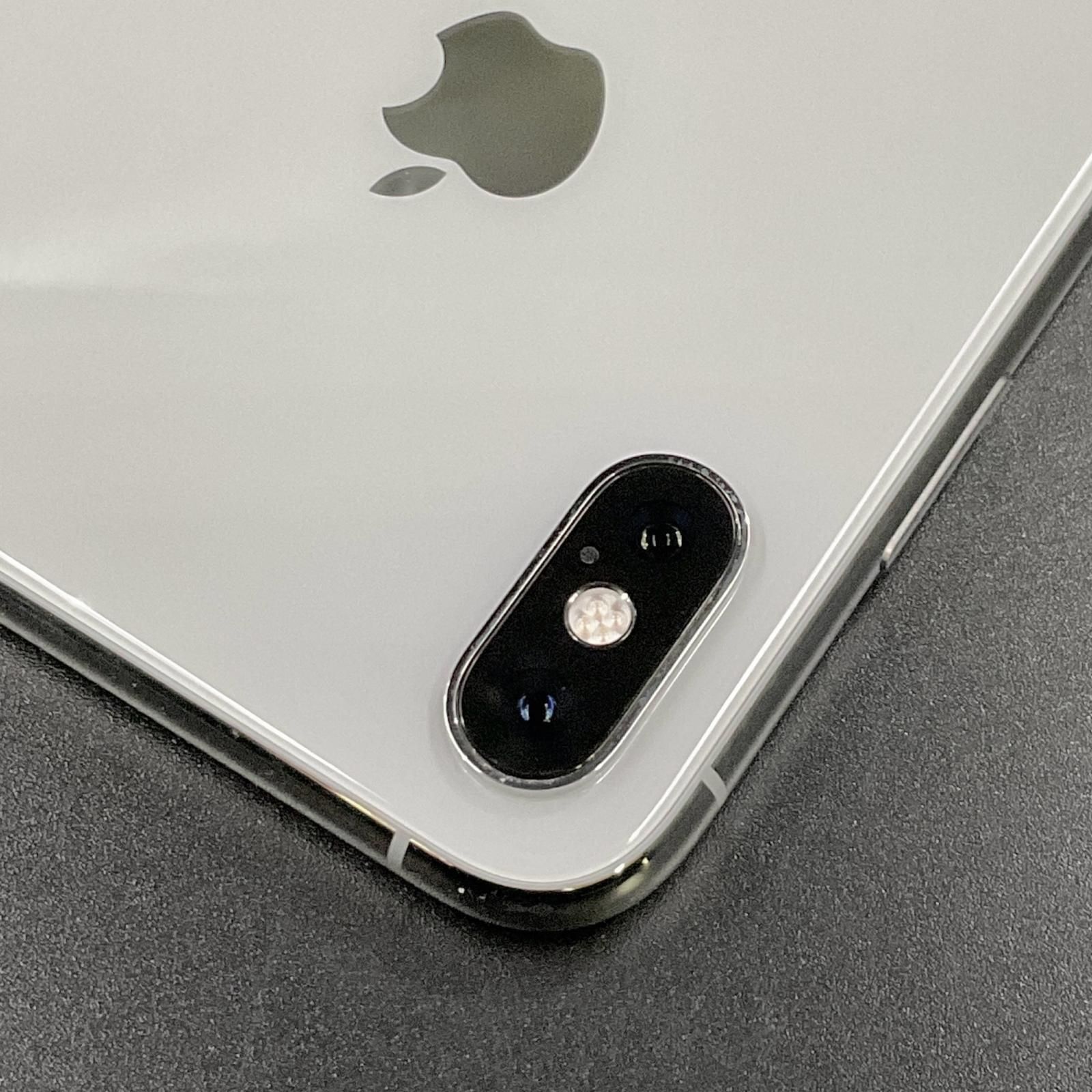 iPhone XS Max 256GB シルバー au 白ロム 動作確認済 84%【全額返金