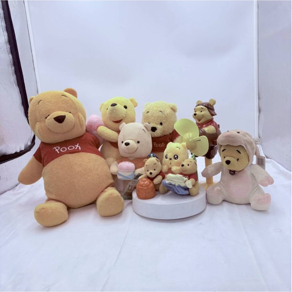 くまのぷーさん　ぬいぐるみ　まとめ くまのプーさん ぬいぐるみまとめ売り 大量セット 汚れあり 現状品