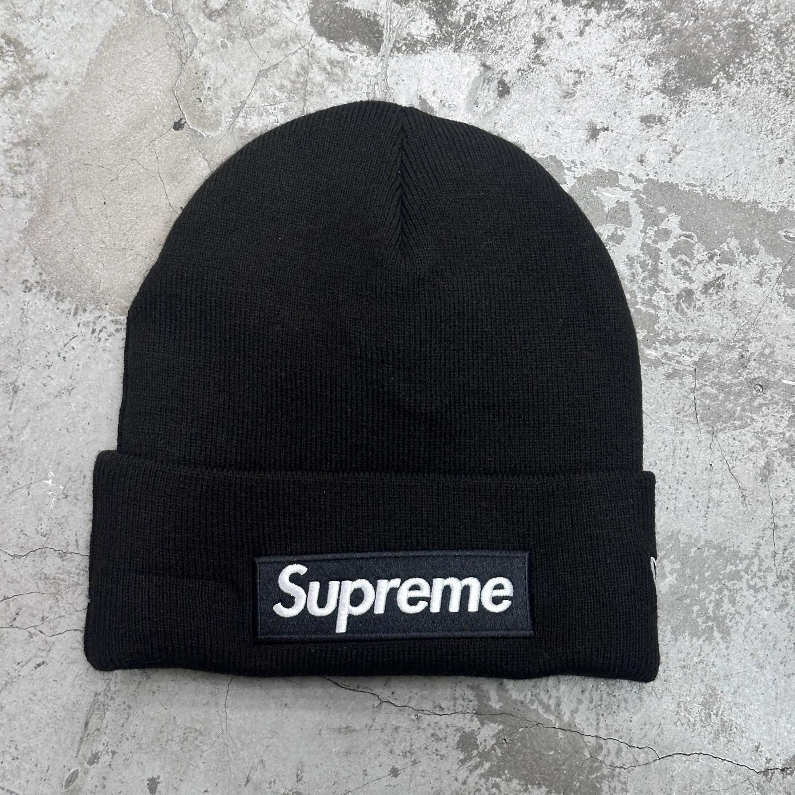 シュプリーム　BOXロゴ　ニット帽　ブラック 国内正規 Supreme 25AW Box Logo Beanie ボックスロゴビーニー ニット