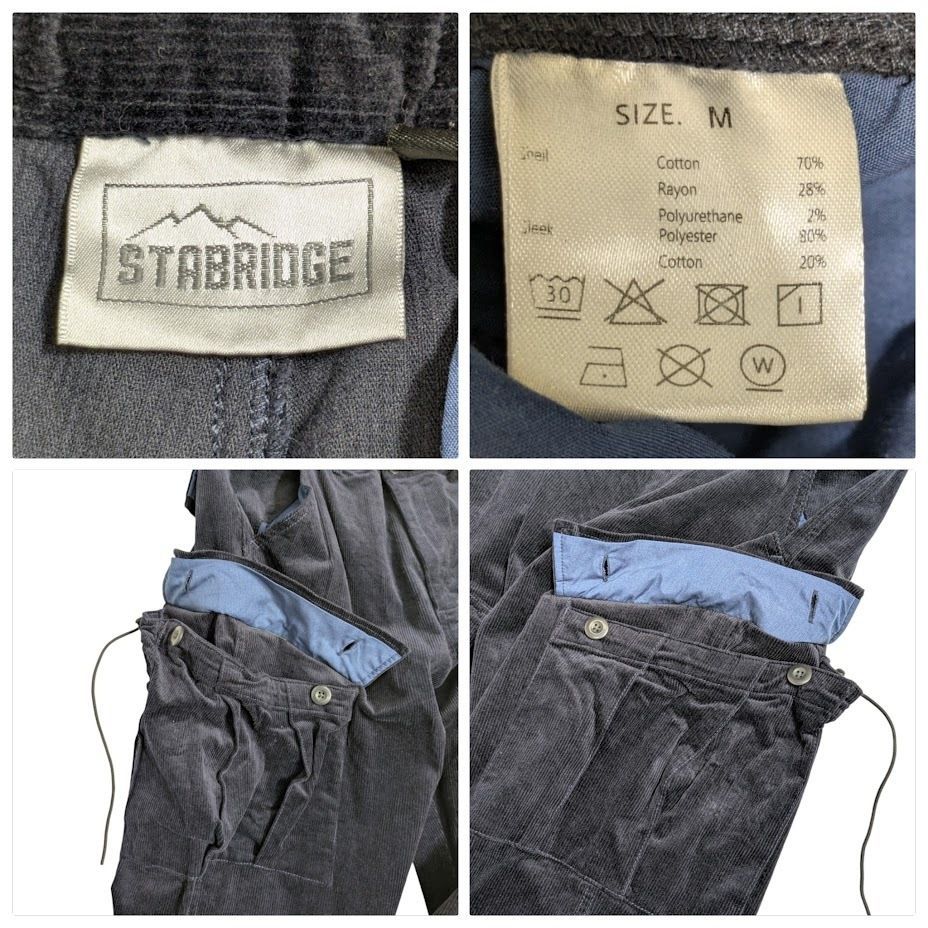 STABRIDGE CORDUROY BUYER PANTS スタブリッジ コーデュロイカーゴ